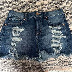Express Jean Shorts, high waisted
